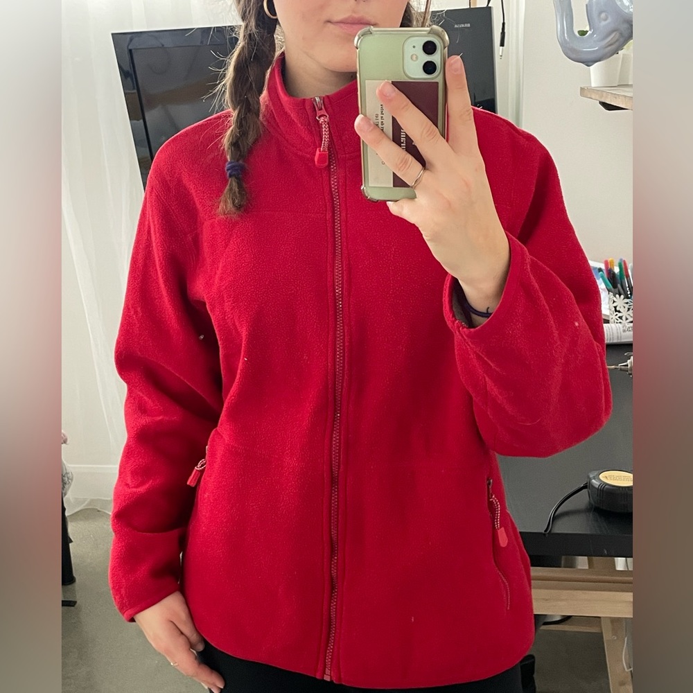 Red jacket